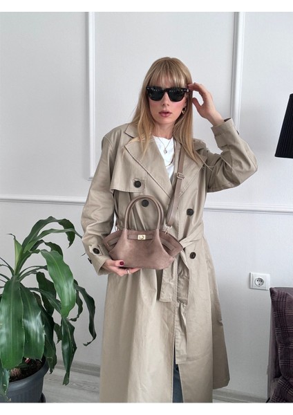 Mely Süet Vizon Kadın El Ve Omuz Çantası fırsatları