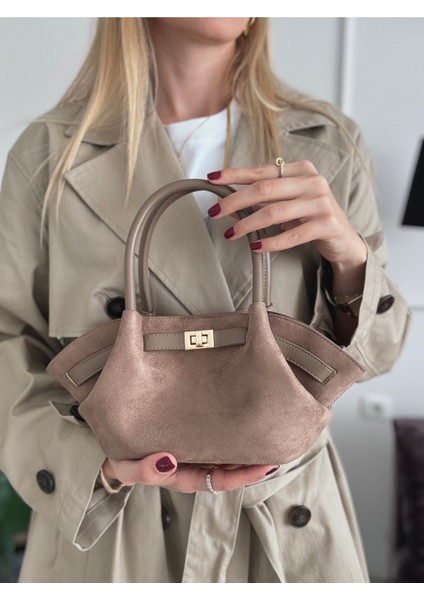 Mely Süet Vizon Kadın El Ve Omuz Çantası indirimleri