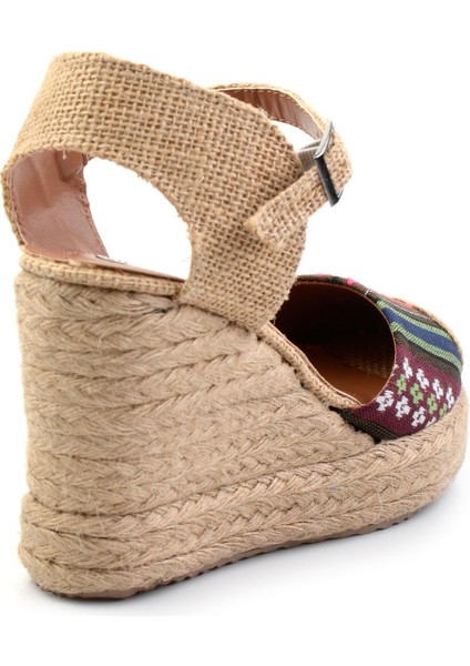 Kilim Desenli Kadın Espadril K01874414604 modelleri