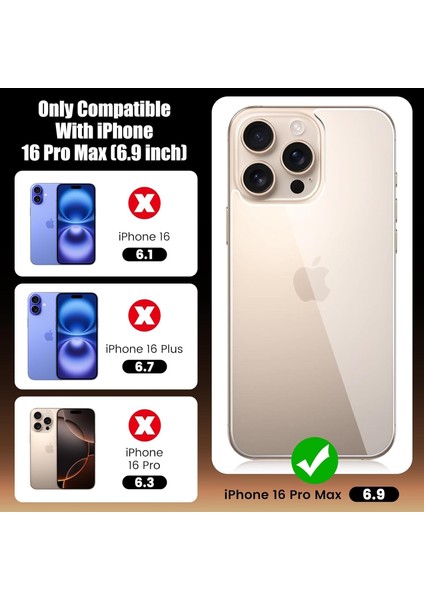 Apple iPhone 16 Pro Max Şeffaf Kaplama Arka ve Yan Çerceve Full Body Esnek Kasa Koruyucu Hydrojel Çizilmez