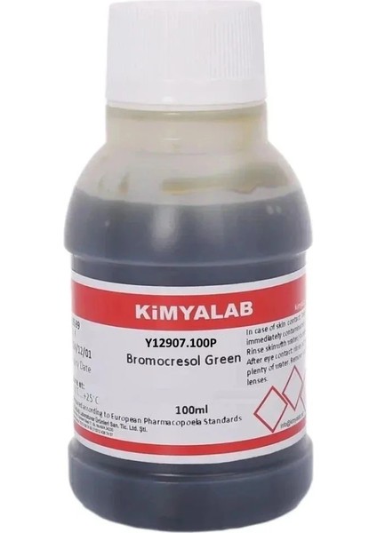 Bromkrezol Yeşili Çözelti 100 mL - Bromocresol Green Solution