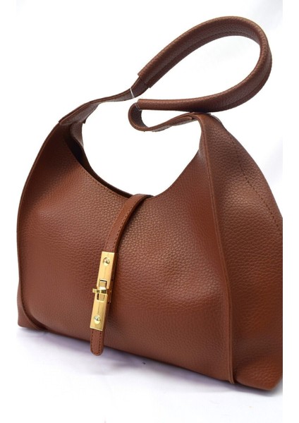 Deri Tokalı Deri Model Kadın Omuz Çantası Tony Tnc1001