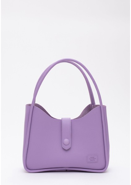 Lila Shk79 Deri Düğme Detaylı Çıtçıtlı Makyaj Çantalı Kol Ve Omuz Çantası E:30 U:22 G:10 fırsatları