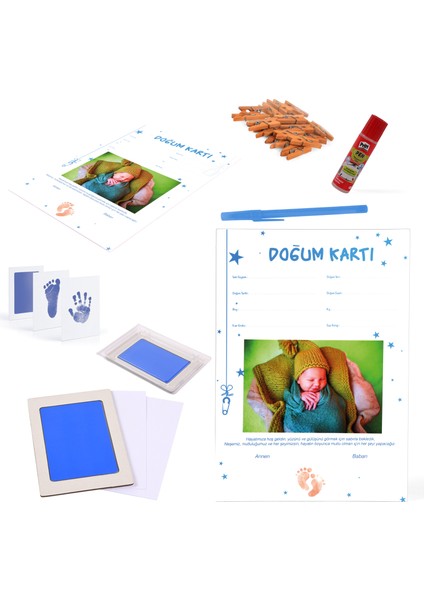 Hoşgeldin Bebeğim Kutusu | Erkek Bebek