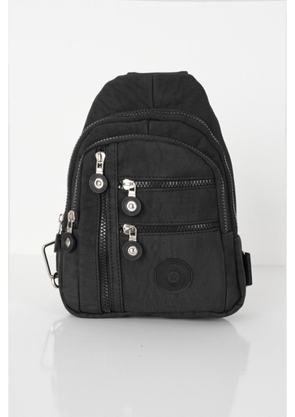 Unisex Siyah Çapraz Askılı Göğüs Çantası, Çok Bölmeli Günlük Omuz Çantası, Bodybag indirimleri