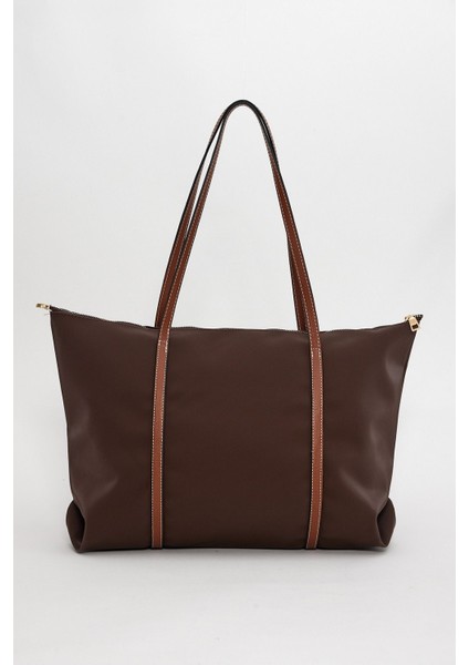 Kadın Şeritli Shopper Omuz Çantası Boris fırsatları