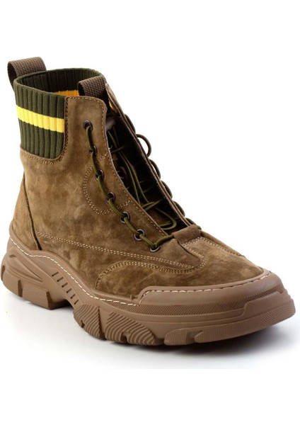 Camel Hakiki Deri Erkek Bot & Bootie E02185058402 modelleri