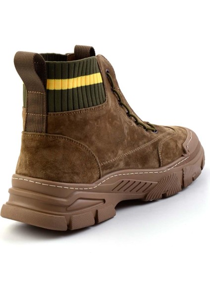 Camel Hakiki Deri Erkek Bot & Bootie E02185058402 fırsatları