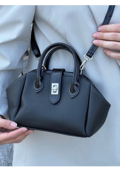 Burslu Kilit Detaylı Ayarlanabilir Askılı Kadın El Kol Ve Omuz Çantası fiyatları