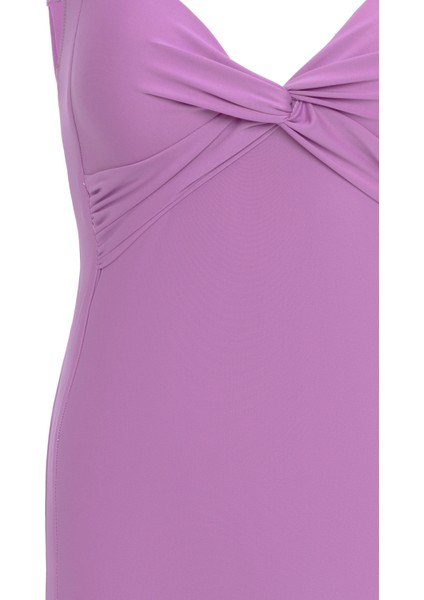 Aquaviva Kadın Lila Violet Dügümlü Mayo fiyatları