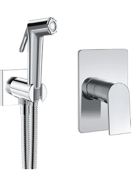 VS-4053 Rıtmo Chrome Square Ank. Shut-Off Bat Seti