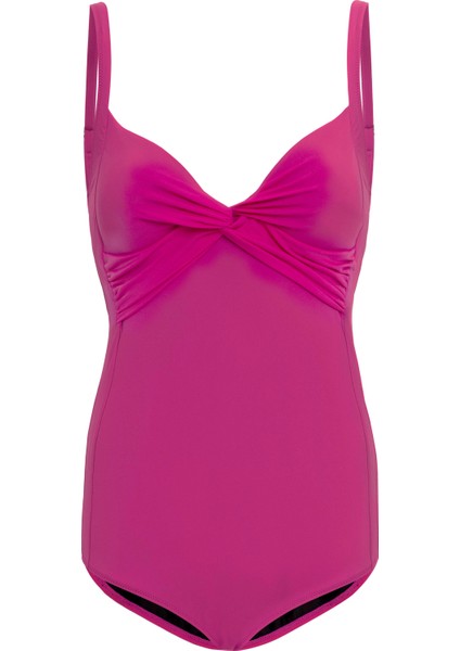 Aquaviva Kadın Fuşya Violet Dügümlü Mayo