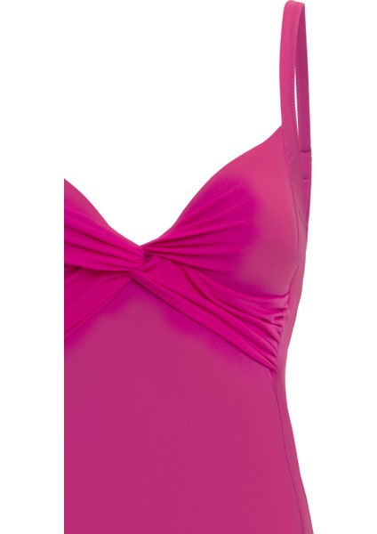 Aquaviva Kadın Fuşya Violet Dügümlü Mayo modelleri