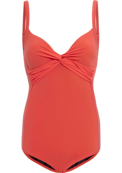 Aquaviva Kadın Kırmızı Violet Dügümlü Mayo