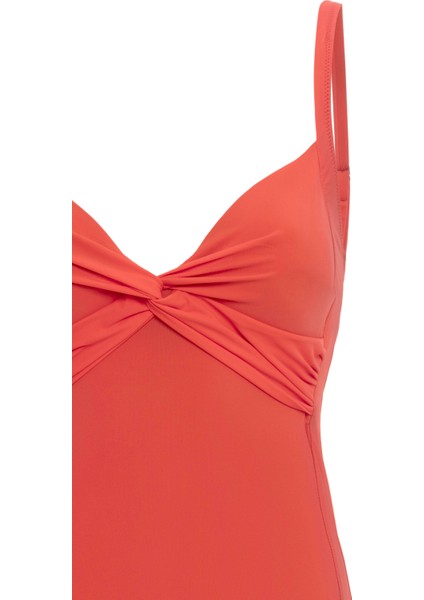 Aquaviva Kadın Kırmızı Violet Dügümlü Mayo modelleri