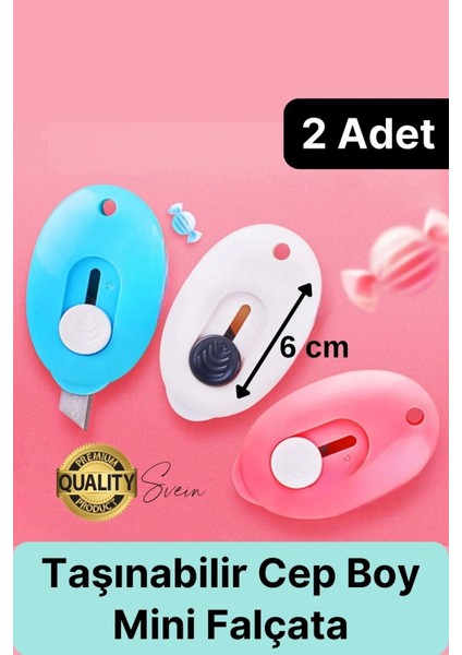 Çok Amaçlı Taşınabilir Cep ve Çanta Mini Falçata Maket Bıçağı Ultra Keskin Anahtarlıklı Çelik