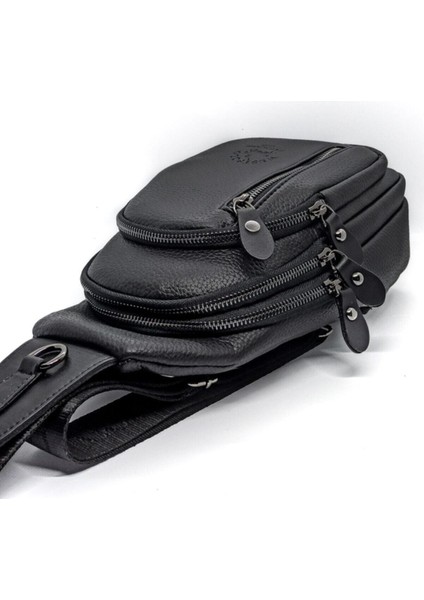 Erkek Siyah Çapraz Göğüs Ve Omuz Çantası fiyatları