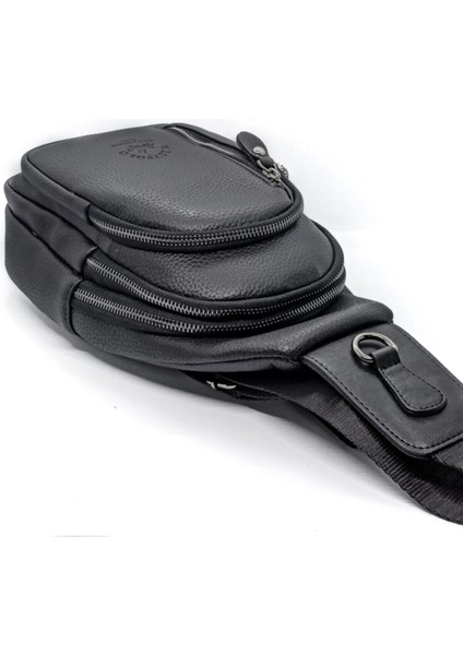 Erkek Siyah Çapraz Göğüs Ve Omuz Çantası modelleri