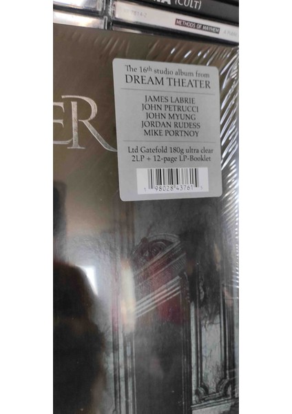 Dream Theater - Parasomnia Plak (Limited Edition - Ultra Clear Vinyl, 2025 ) modelleri