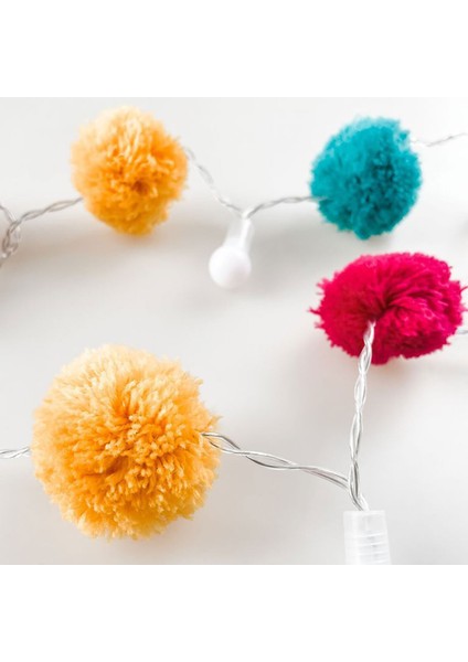 Mini 10 LED Ponpon Aydınlatma