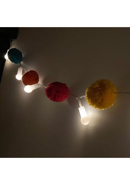 Mini 10 LED Ponpon Aydınlatma