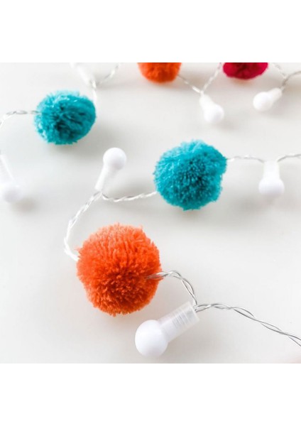 Mini 10 LED Ponpon Aydınlatma