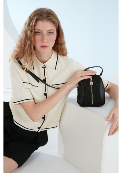 Siyah Kadın Omuz Çantası 05PO23Y1662