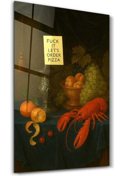 Let’s Order Pizza - Relatable Renaissance Cam Duvar Tablosu