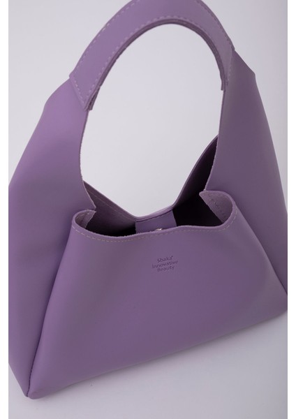 Lila Shk19 Deri, Çıtçıtlı, Tek Bölmeli, Fermuarlı Makyaj Çantalı, El, Kol Ve Omuz Çantası indirimleri