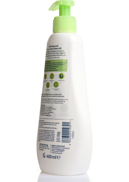 Babysanft Bebek Saç ve Vücut Banyo Jeli 400 ml