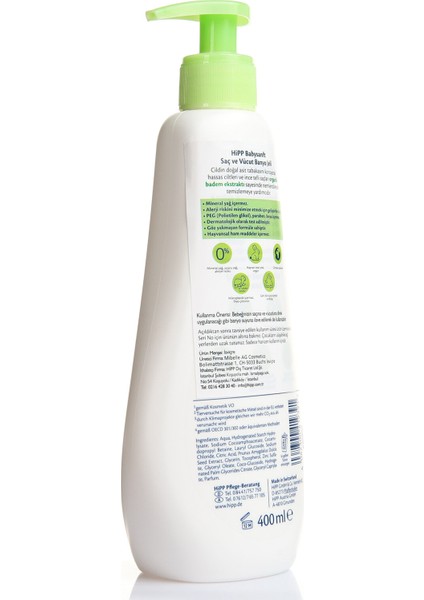 Babysanft Bebek Saç ve Vücut Banyo Jeli 400 ml