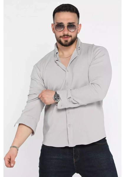 Erkek Uzun Kol Gömlek P-00015485 fiyatları