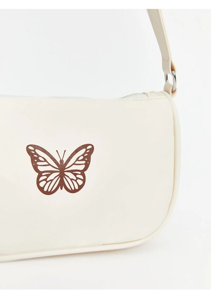 Lcw Accessorıes Krem Rengi Kelebek Baskılı Kız Çocuk Kol Çantası fiyatları