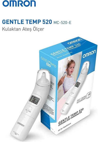 Gentle Temp 520 Bebek Kulaktan Ateş Ölçer Beyaz
