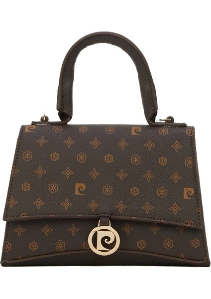Kahve Monogram Kadın Omuz Çantası 05PO22K1598 modelleri