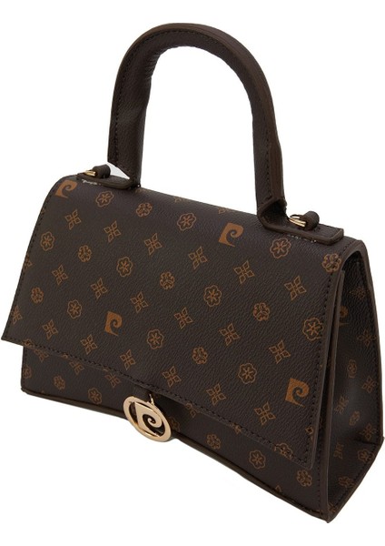 Kahve Monogram Kadın Omuz Çantası 05PO22K1598 indirimleri