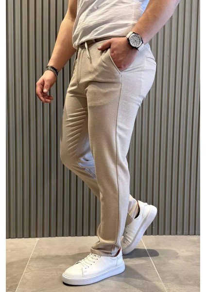 Bel Lastikli Fermuarlı Erkek Jogger Pantolon P-00015482 fiyatları