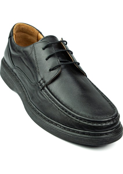 Dr.jell's 1627 Bağcıklı Siyah Deri Erkek Günlük Ayakkabı
