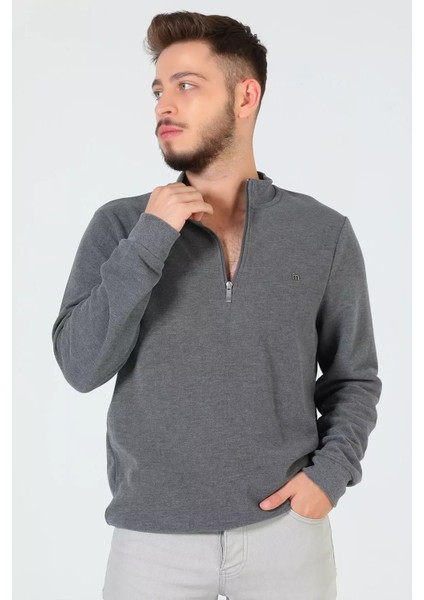Erkek Fermuarlı Cepli Sweatshirt P-00005335 fiyatları