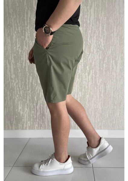 Bel Bağcıklı Fermuarlı Erkek Şort P-00015479 fiyatları