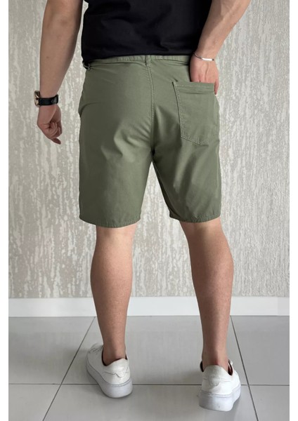 Bel Bağcıklı Fermuarlı Erkek Şort P-00015479 modelleri