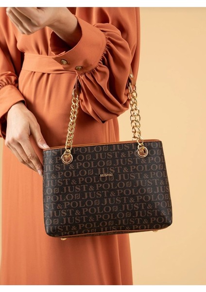 Justpolo Kadın Orijinal 4 Bölmeli Zincirli Omuz Çantası indirimleri