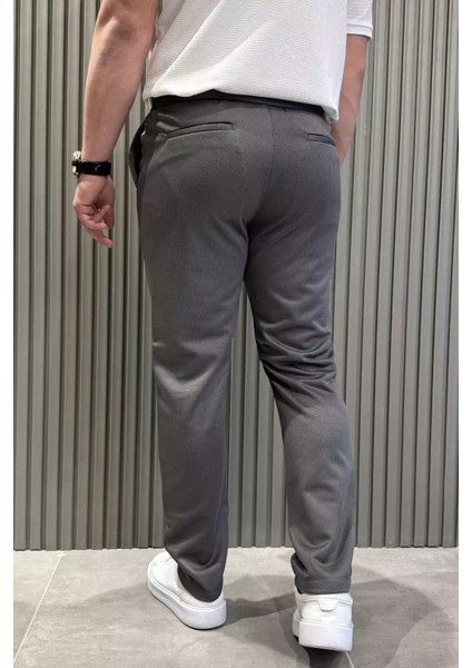 Bel Bağcıklı Düz Paça Erkek Jogger Pantolon P-00015473 modelleri