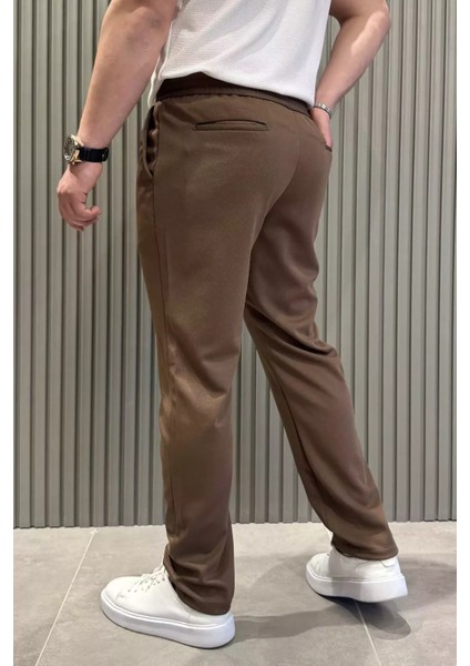 Bel Bağcıklı Düz Paça Erkek Jogger Pantolon P-00015473 modelleri