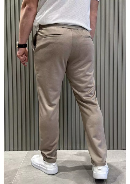 Bel Bağcıklı Düz Paça Erkek Jogger Pantolon P-00015473 modelleri