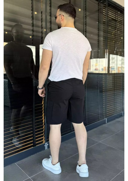 Kargo Cepli Bel Bağcıklı Erkek Şort P-00015442 modelleri