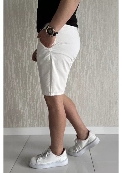 Bel Bağcıklı Fermuarlı Erkek Şort P-00015479 fiyatları