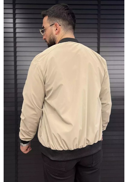 Erkek Çift Cepli Astarlı Mevsimlik Mont P-00015476