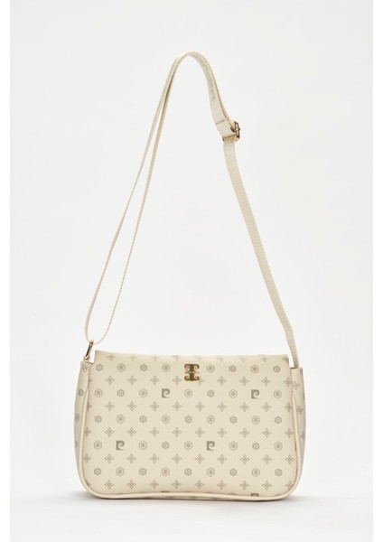 Bej Monogram Kadın Omuz Çantası 05PO22Y1550 fiyatları