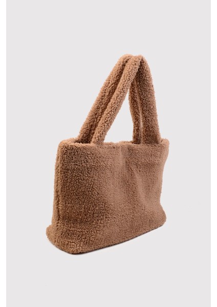 Vizon Kadın Shopper Peluş El Ve Omuz Çantası modelleri